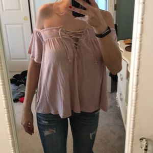 Blush Off the Should Top